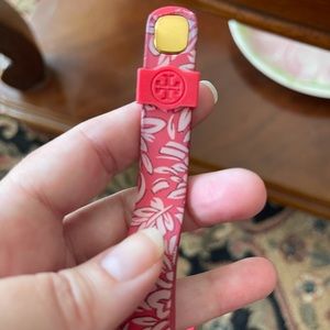 Tory Burch fit bit strap with floral design!